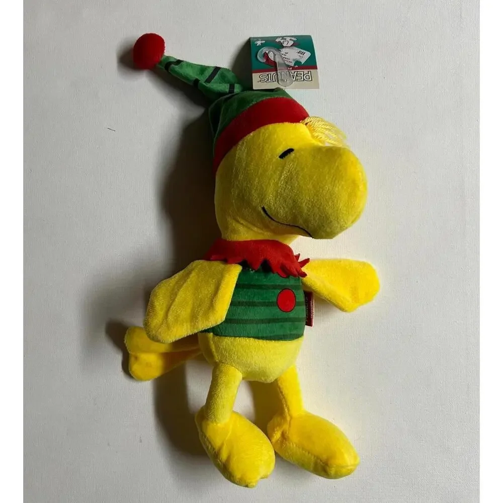 Peanuts Woodstock Plush‎ Doll in Elf Costume Dog Toy